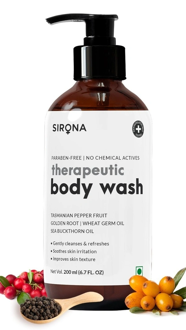 Sirona Natural Anti Fungal Therapeutic Body Wash, 200ml