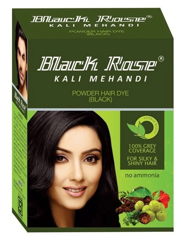 Black Rose Powder Hair Dye Black, 1 pcs