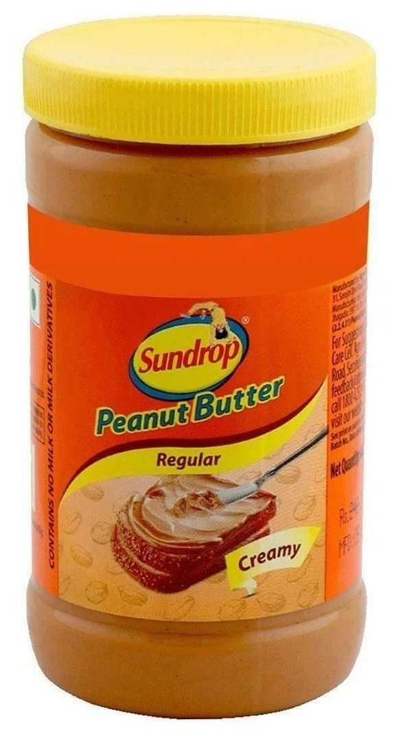 Sundrop Peanut Butter Creamy Regular Jar, 462g
