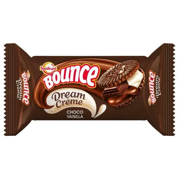 Sunfeast Bounce Dream Cream Choco Vanilla, 190g