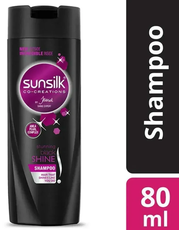 Sunsilk Stunning Black Shine Shampoo, 80ml