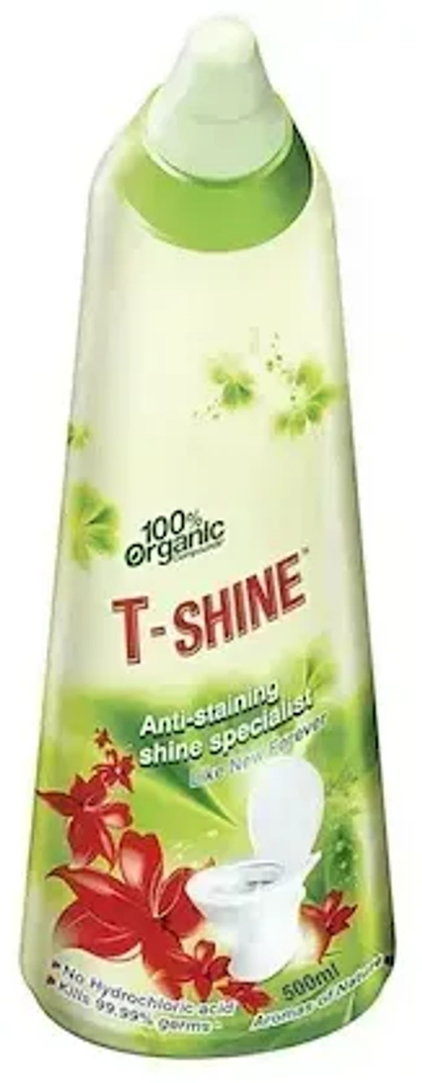 T - Shine Jasmine Disinfectant Toilet Specialist Aromas of Nature Bottle With 20? Free Exo Super Gel Pouch, 500ml