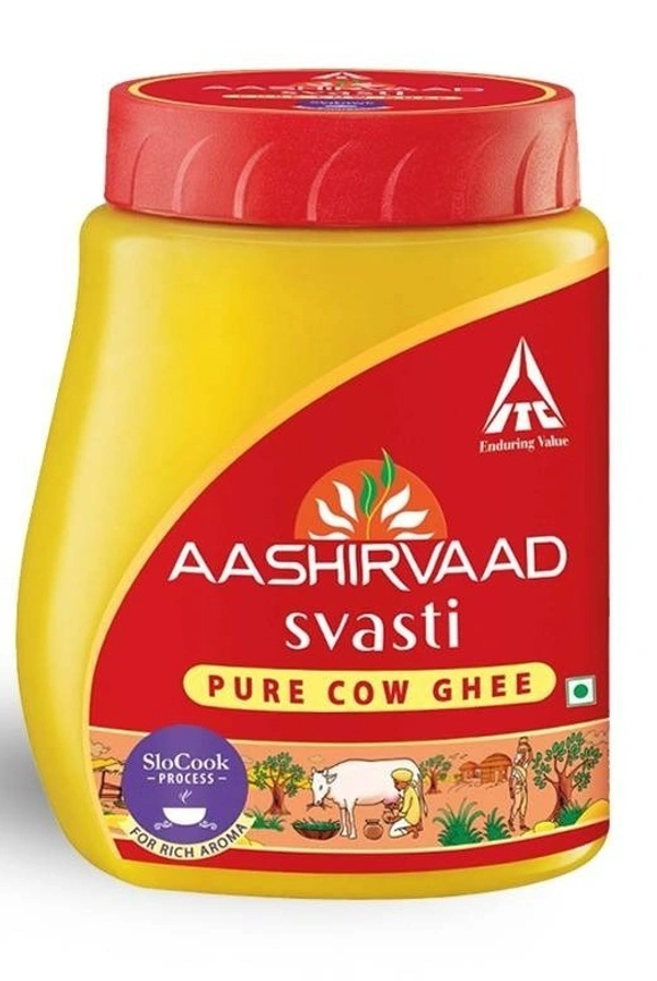 Aashirvaad Svasti Pure Cow Ghee Jar, 100ml