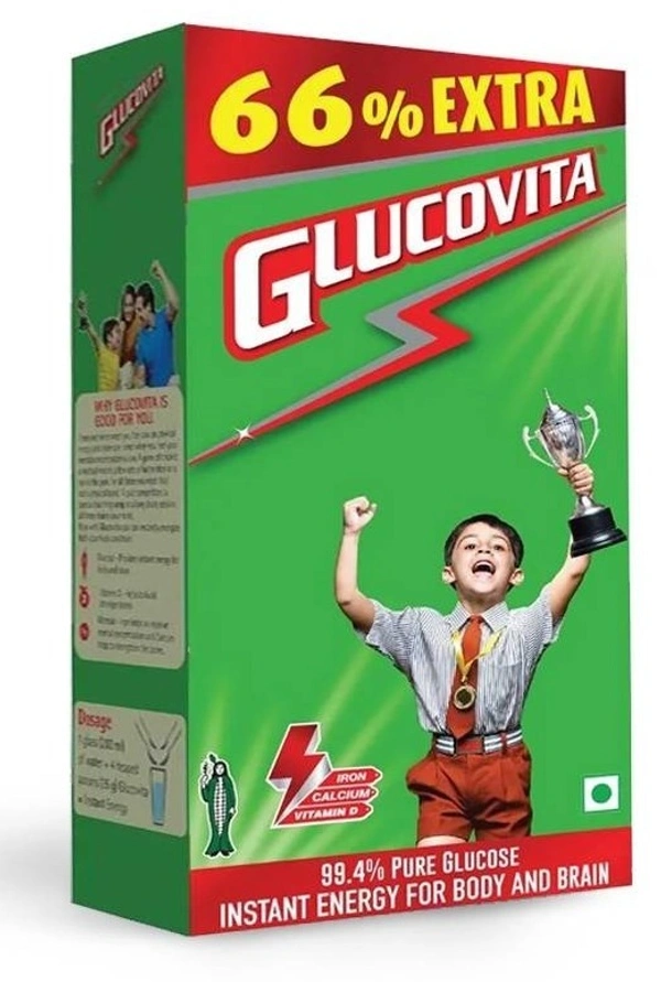 Glucovita Glucose Instant Energy Powder, 125g