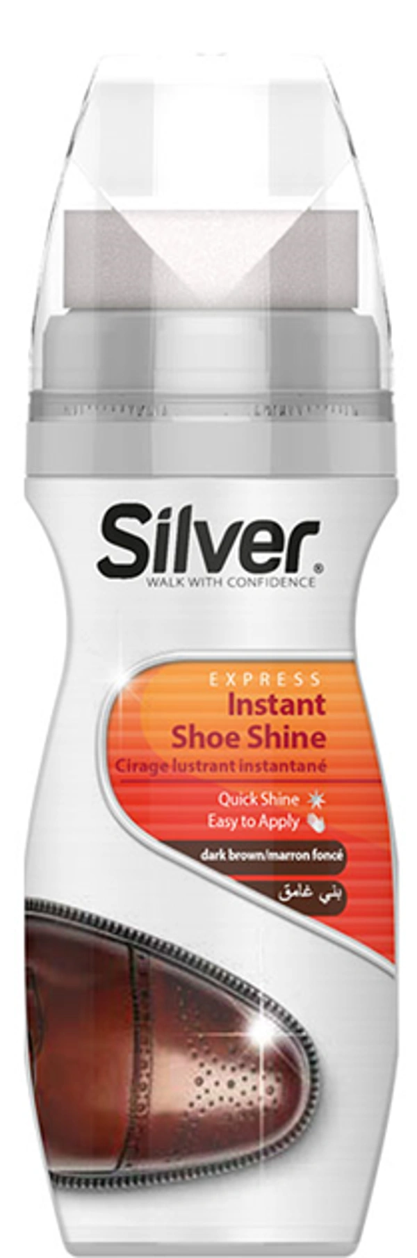 Silver Instantive Shoe Polish Neutral High Gloss, 15g