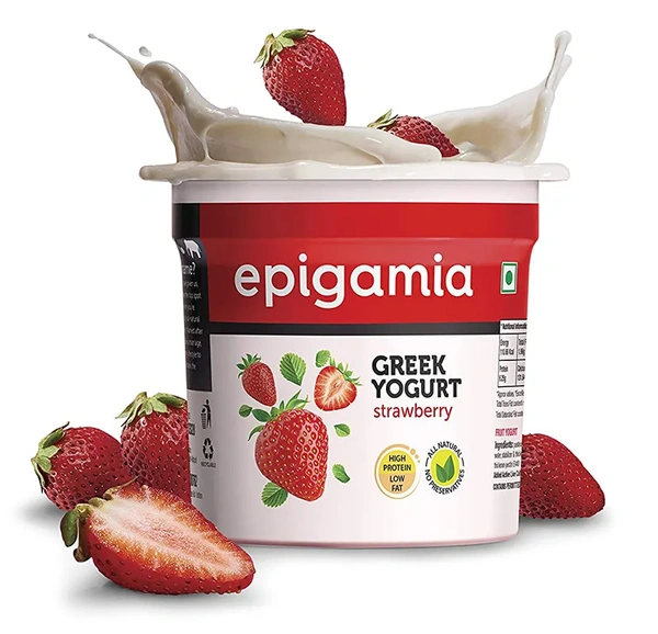 Epigamia Strawberry Yoghurt - 90g
