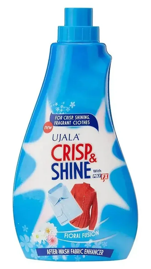Ujala Crisp& Shine After Wash Fabric Enhancer Floral Fusion, 500g