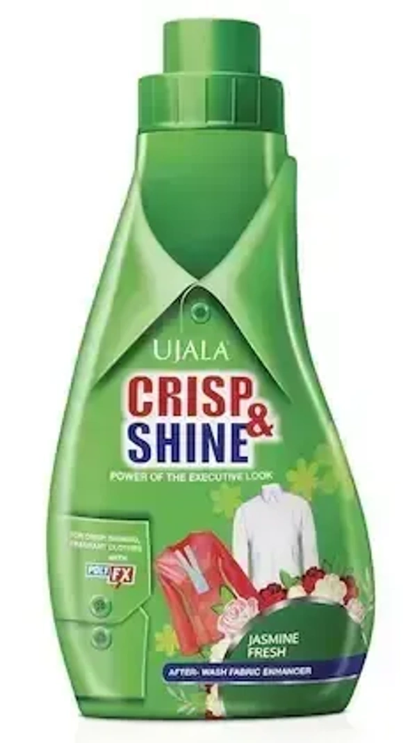 Ujala Crisp & Shine After Wash Fabric Enhancer Jasmine Fresh, 500g