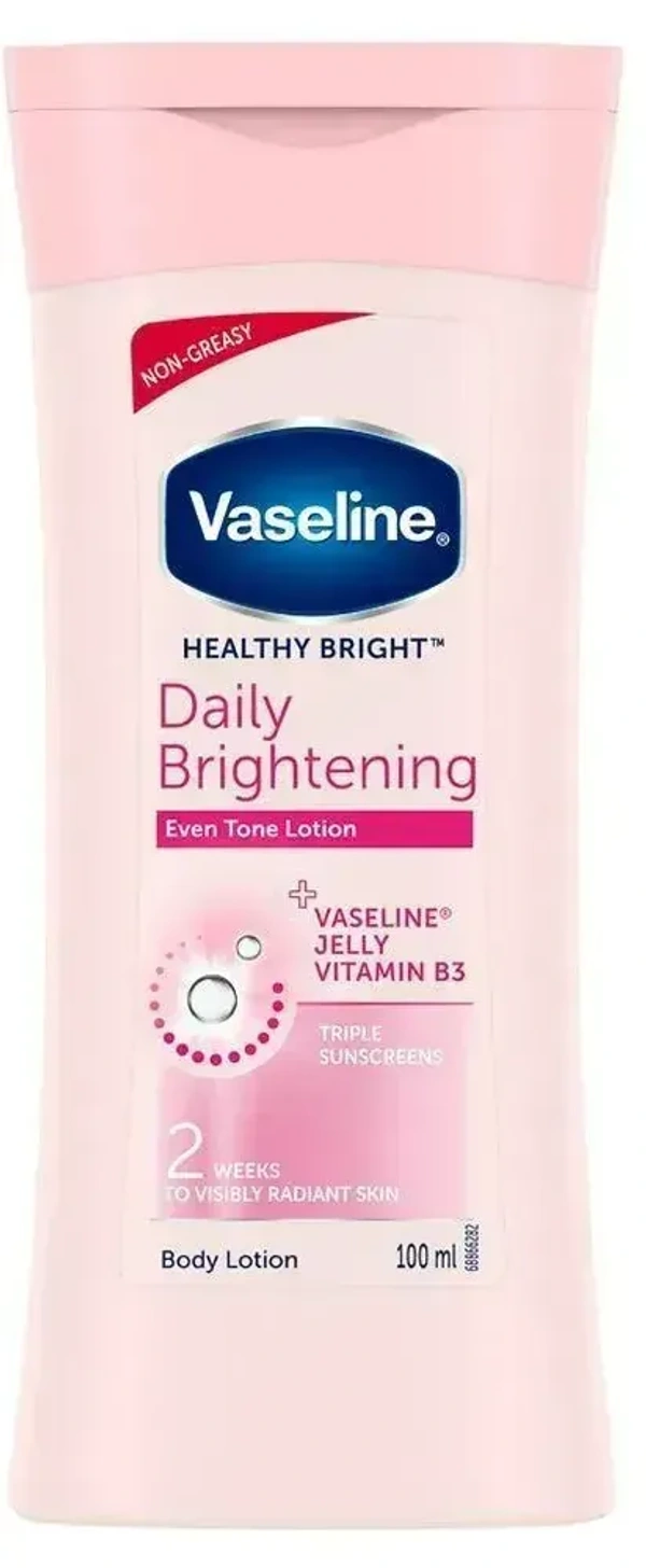 Vaseline Body Lotion Daily Brightening Vaseline Jelly Vitamin B3, 100ml