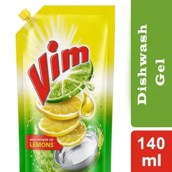 Vim Concentrated Gel Lemon, 140ml