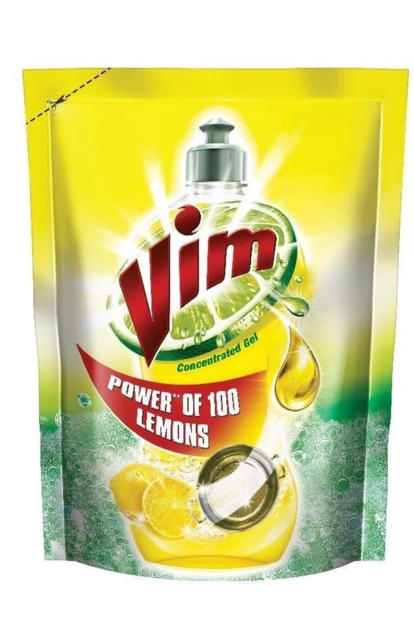 Vim Dishwash Gel Lemo, 225ml