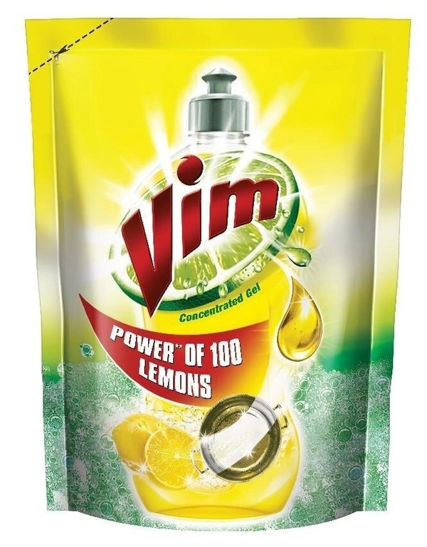 Vim Dish Gel Yellow, 225ml