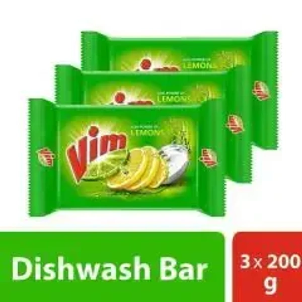 Vim Dishwash Bar (Pack of 3), 600g