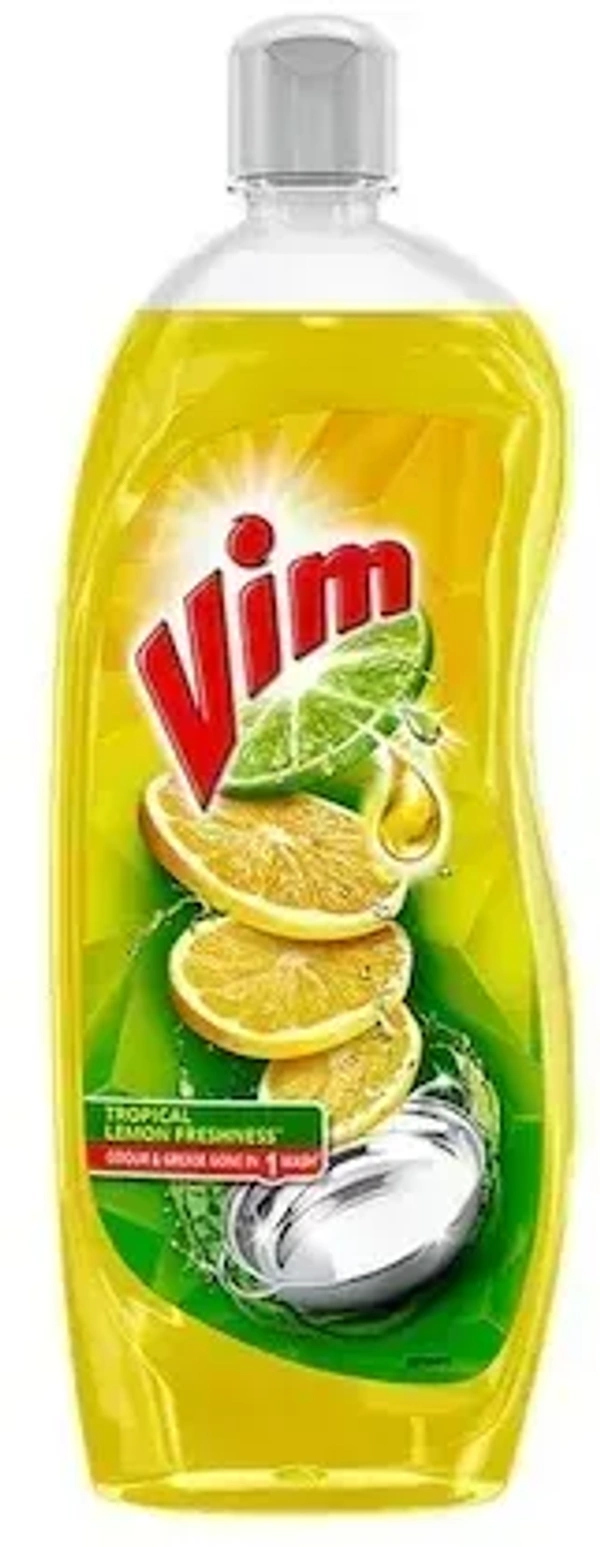 Vim Lemon Dishwash Liquid Gel Bottle, 750ml