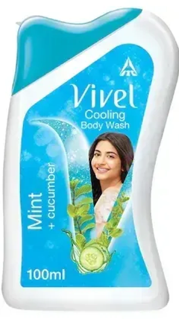 Vivel Body Wash Mint Cucumber, 100ml