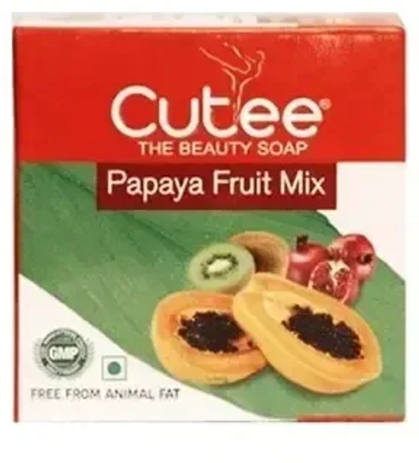 Cutee The Beauty Soap Papaya Fruit Mix, 100g