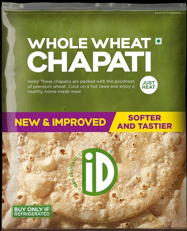 ID Fresh Food Wholewheat Chapati, 10 pcs