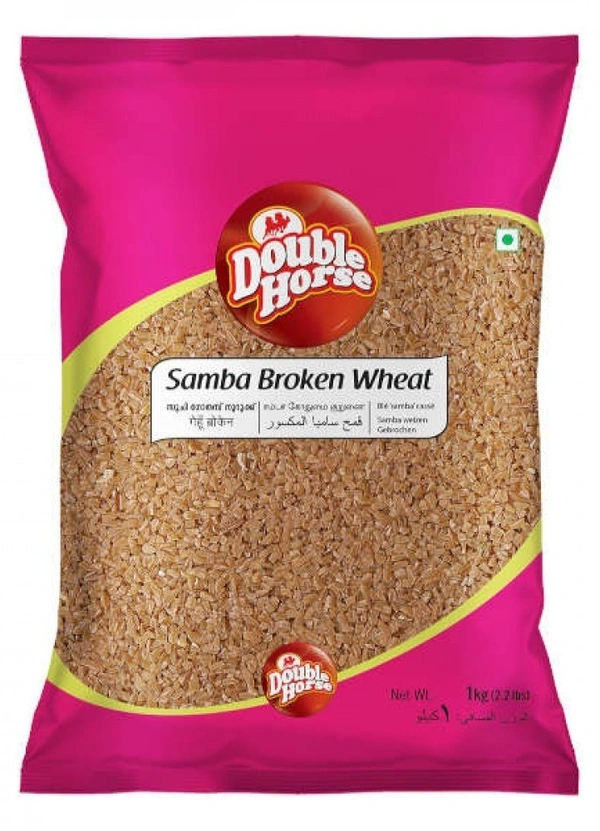 Double Horse Samba Broken Wheat, 1 kg