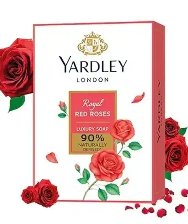 Yardley London Royal Red Roses Luxury Soap, 100g