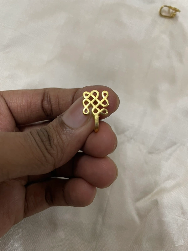 Kolam Nose Ring Combo Of 6 Designs 