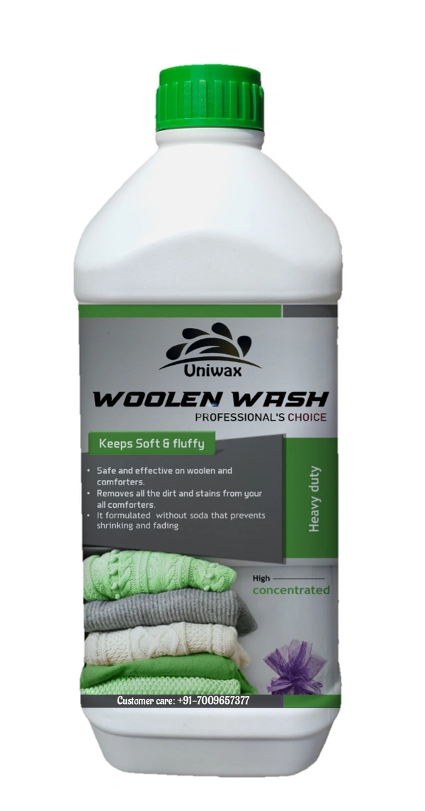 uniwax- woolen wash and softener/ metic liquid detergent
