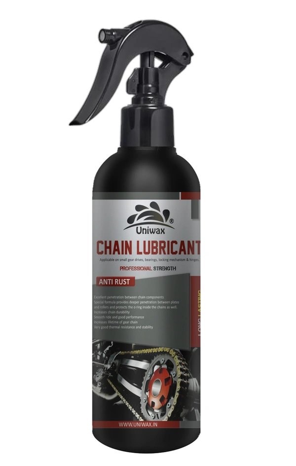 UNIWAX Chain lubricant / Anti rust Spray & Chain Cleaner Spray/ Prevent Chain breakage