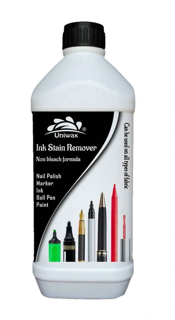 Uniwax Ink Remover, Ballpoint Pen, Fountain Pen, Ink, Permanent Marker, Gel Pen Stain Remover from Fabric and Furniture