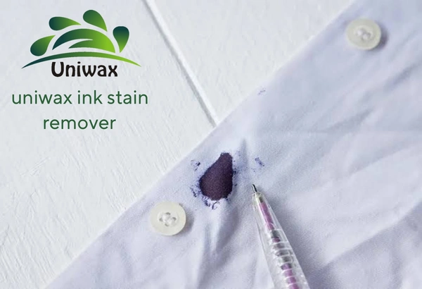 Uniwax Ink Remover, Ballpoint Pen, Fountain Pen, Ink, Permanent Marker, Gel Pen Stain Remover from Fabric and Furniture - 1 liter