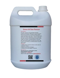 Uniwax Ink Remover, Ballpoint Pen, Fountain Pen, Ink, Permanent Marker, Gel Pen Stain Remover from Fabric and Furniture - 5 liter