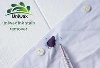 Uniwax Ink Remover, Ballpoint Pen, Fountain Pen, Ink, Permanent Marker, Gel Pen Stain Remover from Fabric and Furniture - 5 liter