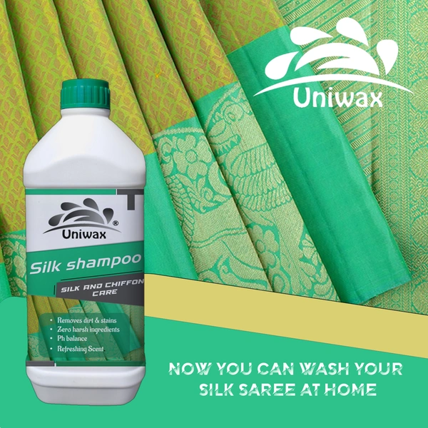 Uniwax Silk Cloth Cleaner / Chiffon Wash / Ladies Suit Shampoo - 200 ml