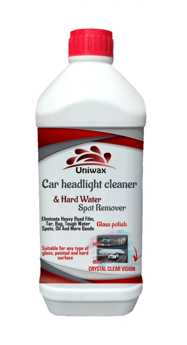 uniwax headlight cleaning spray / headlight restore for Cloudy, Dull, Yellowed headlights