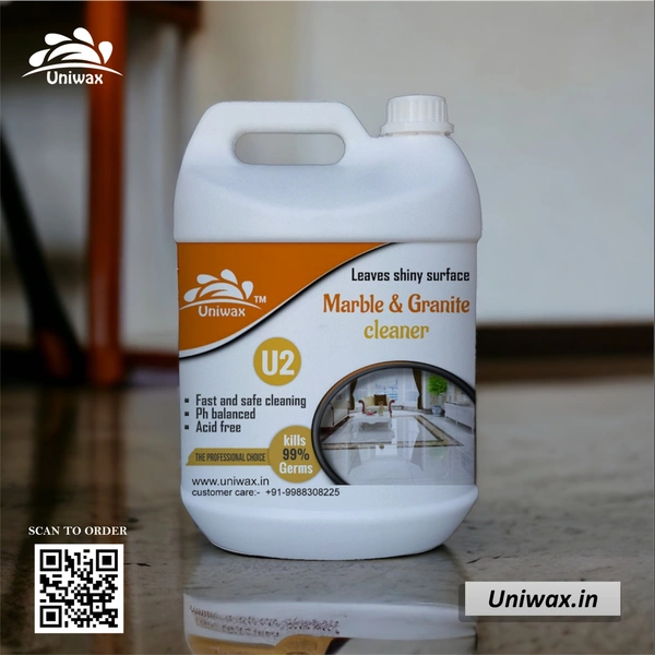Uniwax Marble and Granite Cleaner surface cleaner and shiner Natural stone cleaner - 5 kg