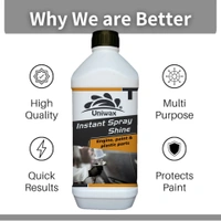INSTANT SPRAY SHINE FOR CAR INTERIOR AND EXTERIOR PLASTIC AND LEATHER PARTS - 5 liter