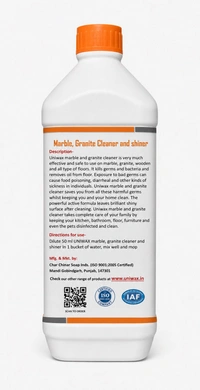 Uniwax Marble and Granite Cleaner surface cleaner and shiner Natural stone cleaner - 1 kg