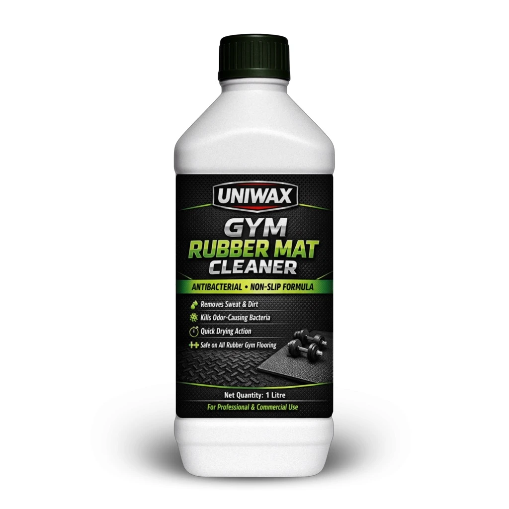 Uniwax Gym Rubber Mat Cleaner 1 Litre | Antibacterial Gym Floor Cleaner ...