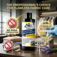 uniwax cloth dry cleaning chemical concentrate UL22 , Fabric Dry Cleaning Solution | Professional Garment Cleaner | No Shrinkage Formula | Safe for All Fabrics - 200 gm
