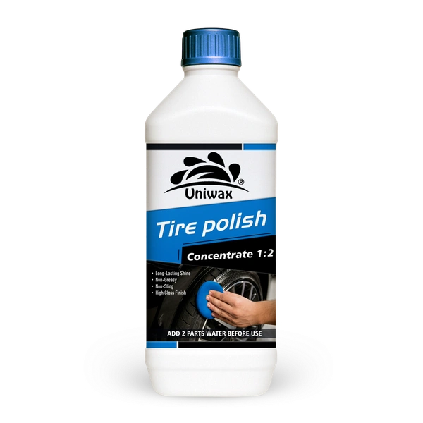 Uniwax Tyre Polish (1:2 Concentrate) – Deep Black Finish & Protection