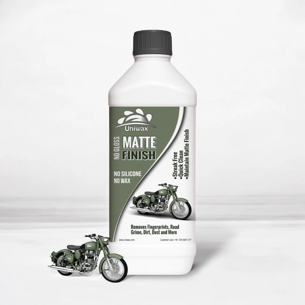 Uniwax Matte Paint Automotive Polish โ Non-Glossy Finish Protector for Cars & Bikes โ UV & Dust Resistant Formula