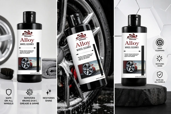 Uniwax Alloy Wheel Cleaner – Powerful Brake Dust & Grime Remover | Safe for All Wheels | Fast-Acting Spray for Deep Cleaning & Shine - 200ml