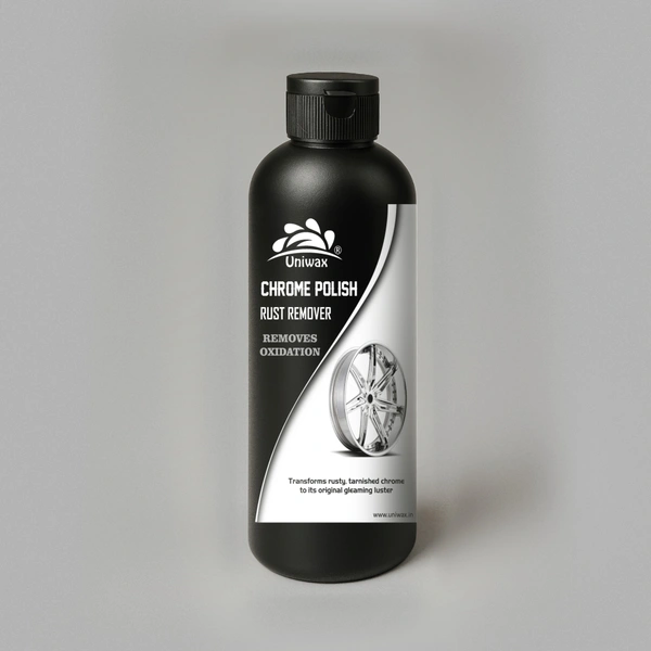 UNIWAX Chrome Polish – Premium Chrome & Metal Polish for Auto, Motorcycle, and Home Use – Mirror Shine Formula