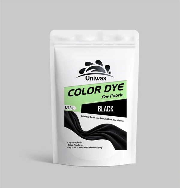 Uniwax Fabric Color Dye for Clothes | Strong, Long-Lasting Professional DIY Cloth Dye for Laundry & Garment Recolouring