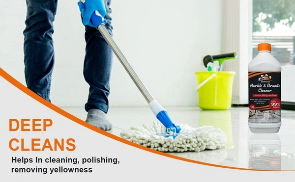 Uniwax Marble and Granite Cleaner surface cleaner and shiner Natural stone cleaner - 1 kg