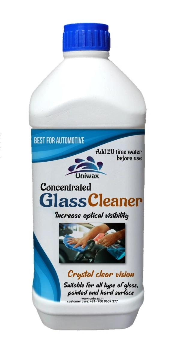 Uniwax Professional Glass Cleaner - High-Performance Shine for Home & Car