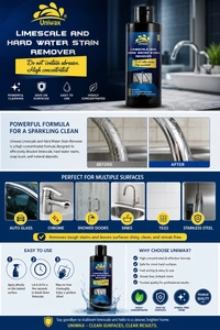 Uniwax UL13 Hard Water Stain Remover for Cars | Chrome, Logos & Door Handles Cleaner | 20kg - 20kg