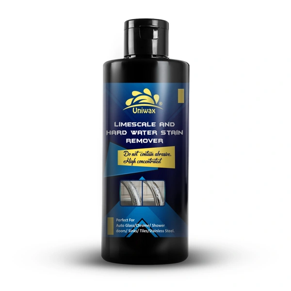 Uniwax UL13 Hard Water Stain Remover for Cars | Chrome, Logos & Door Handles Cleaner | 200ml