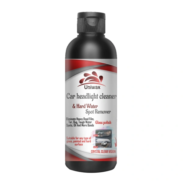 uniwax headlight cleaner spray / headlight restore for Cloudy, Dull, Yellowed headlights