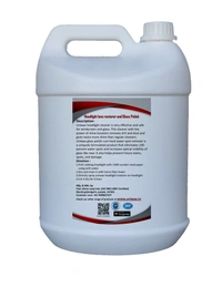 uniwax headlight cleaner spray / headlight restore for Cloudy, Dull, Yellowed headlights - 5 liter