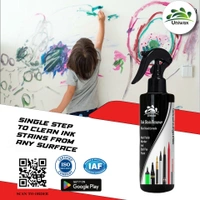 Uniwax Ink Remover, Ballpoint Pen, Fountain Pen, Ink, Permanent Marker, Gel Pen Stain Remover from Fabric and Furniture - 200ml