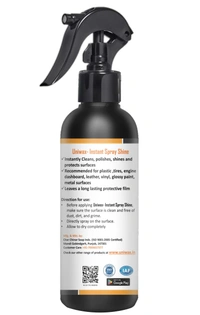 INSTANT SPRAY SHINE FOR CAR INTERIOR AND EXTERIOR PLASTIC AND LEATHER PARTS - 200 ML